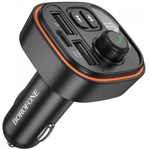 АЗУ FM модулятор Borofone BC59 Heroic (2USB-A/1C)