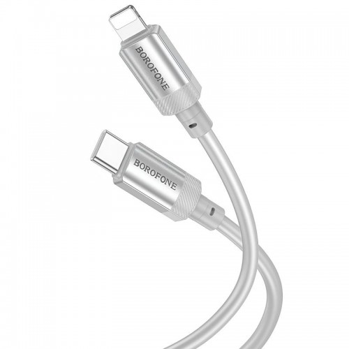 Дата кабель Borofone BX108 Start silicone Type-C to Lightning 27W (1m)