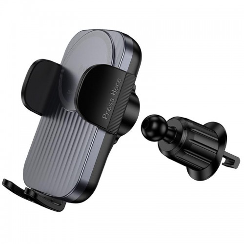 Автодержатель с БЗУ Borofone BH221 Path 15W (air outlet)