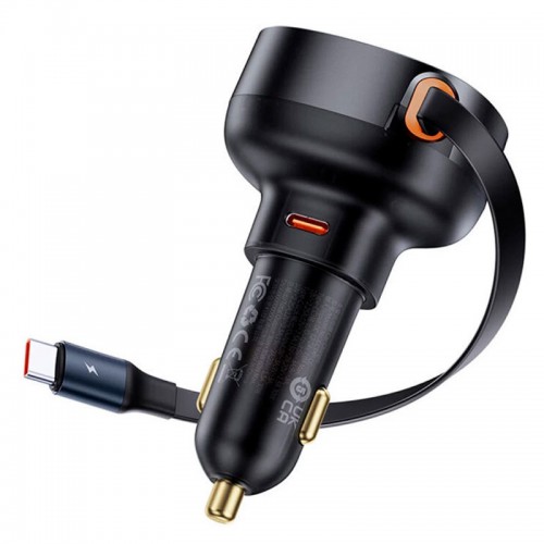 АЗУ Baseus Enjoyment Pro 60W (1USB-C) + выдвижной кабель Type-C (C00057802111-01)