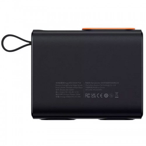 Автомобільний насос Baseus Mega EnergyPump Series Dual Cylinder 6000 mAh (CRNL060001)