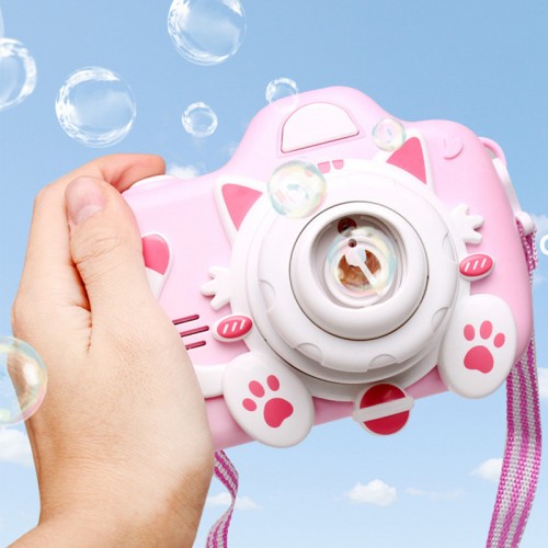 Фотокамера-генератор мильних бульбашок 1001 Kitty Children's camera