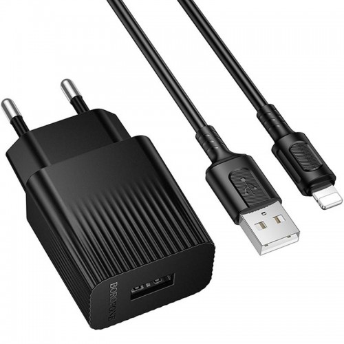 СЗУ Borofone BAS71A Source 10.5W (1USB-A) + кабель USB to Lightning