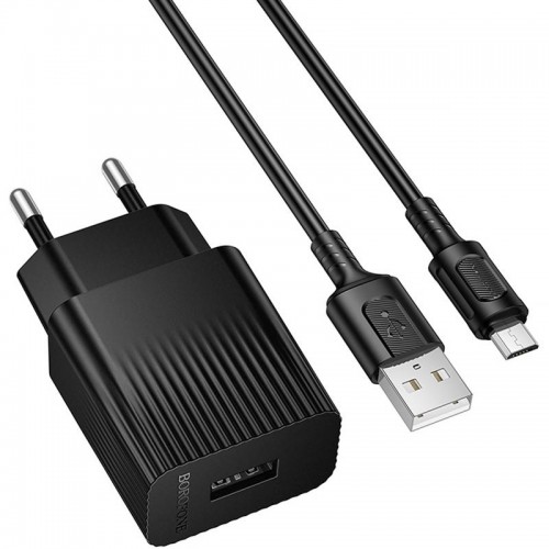 СЗУ Borofone BAS71A Source 10.5W (1USB-A) + кабель USB to MicroUSB