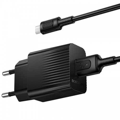 СЗУ Borofone BAS71A Source 10.5W (1USB-A) + кабель USB to MicroUSB