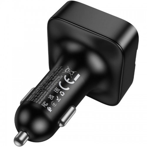 АЗУ FM модулятор Hoco E87 Delta 35W (1USB-A/1C)