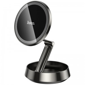 Автодержатель Hoco H83 Metal ring magnetic (center console)