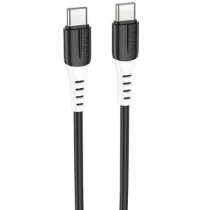 Дата кабель Hoco X82 Silicone Type-C to Type-C 60W (1m)