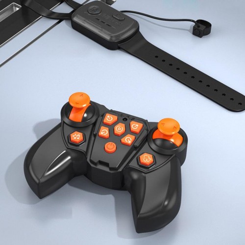 Детский восьмиколесный динозавр на радиоуправлении SHT 2590 2.4G (with 2 remote)