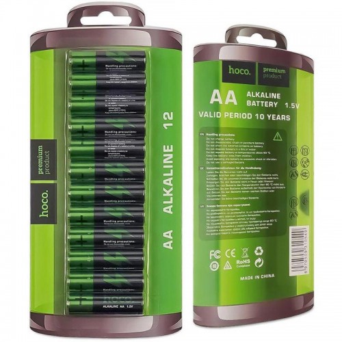 Батарейки Hoco AA (LR6) Alkaline упаковка 12 шт