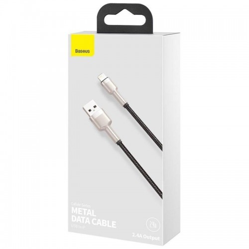 Дата кабель Baseus Cafule Series Metal USB to Lightning 2.4A (0.25m) (CALJK-0)