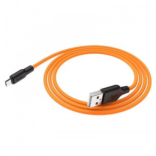 Дата кабель Hoco X21 Plus Silicone MicroUSB Cable (1m)