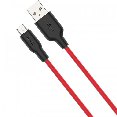 Дата кабель Hoco X21 Plus Silicone MicroUSB Cable (1m)