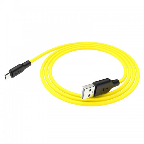 Дата кабель Hoco X21 Plus Silicone MicroUSB Cable (1m)