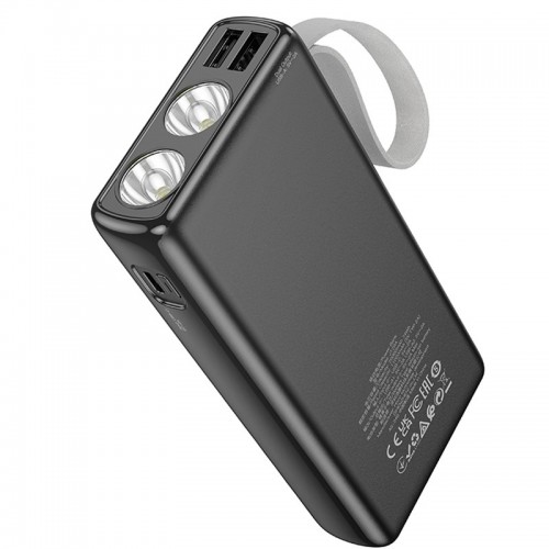 Power Bank Hoco J129A Nature flashlight 20000 mAh Black