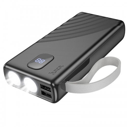Power Bank Hoco J129A Nature flashlight 20000 mAh Black
