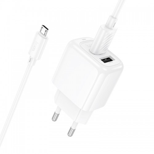 МЗП Hoco CS51A Surplus (2USB-A) + кабель USB to MicroUSB
