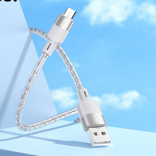 Дата кабель Hoco X99 Crystal Junction USB to MicroUSB (1m)