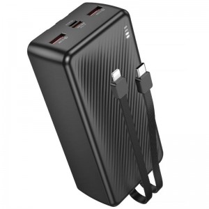 Power Bank Borofone BJ57B Graceful 22.5W+PD20W with cable 30000 mAh Black