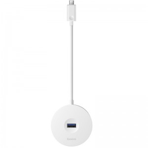 Переходник HUB Baseus Round Box Type-C to USB 3.0 + 3USB 2.0 (CAHUB-G)