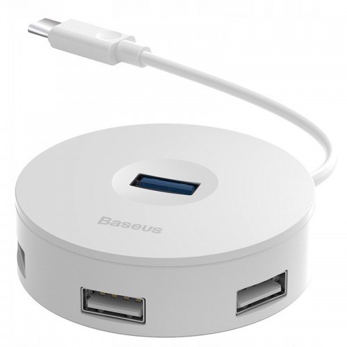 Переходник HUB Baseus Round Box Type-C to USB 3.0 + 3USB 2.0 (CAHUB-G)