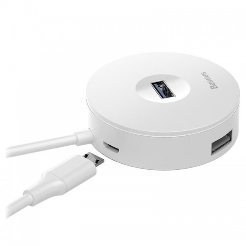 Переходник HUB Baseus Round Box USB to USB 3.0 + 3USB 2.0 (CAHUB-F)