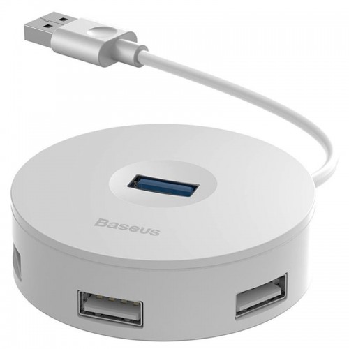 Переходник HUB Baseus Round Box USB to USB 3.0 + 3USB 2.0 (CAHUB-F)