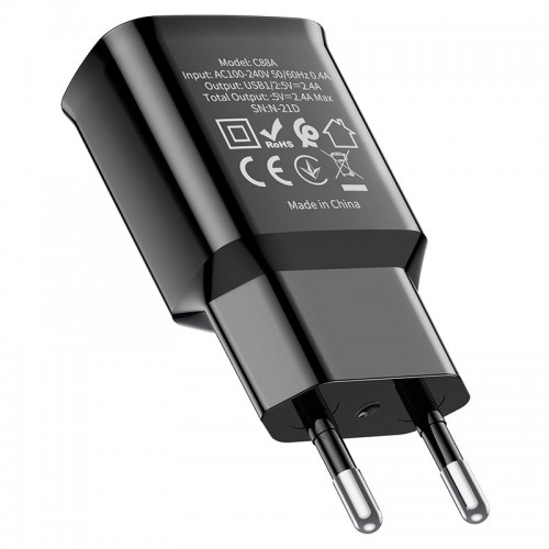СЗУ Hoco C88A Star round 2.4A (2USB-A)
