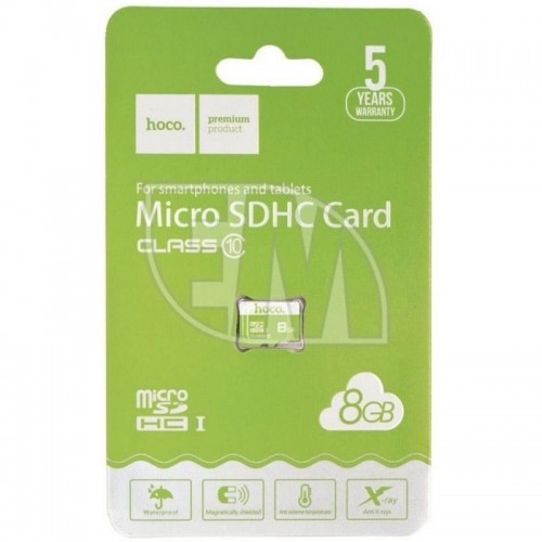 Карта памяти Hoco microSDHC Class 10 - 8GB (без адаптера)