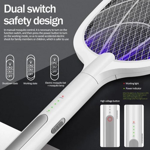 Пастка для комах з UV підсвічуванням WD-947 Rechargeable 1200 mAh Пастка для комах з UV підсвічуванням WD-947 Rechargeable 1200 mAh
