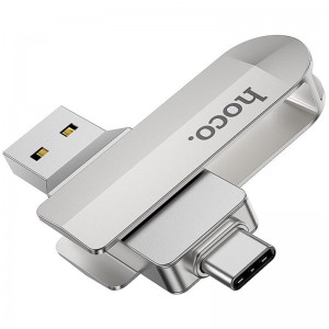 Флеш-накопитель Hoco UD10 Metal Flash 2in1 USB 3.0/Type-C - 128GB