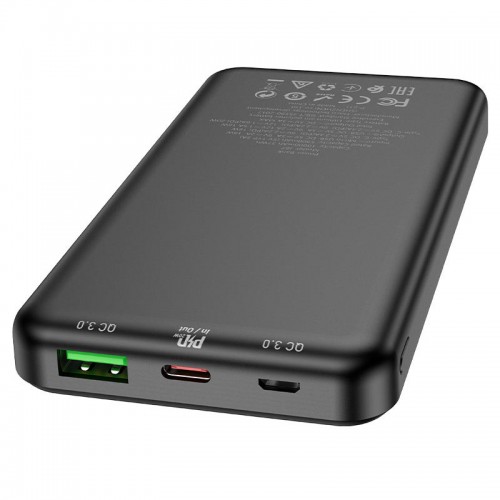 Power Bank Hoco J87 Tacker PD20W+QC3.0 10000 mAh Black