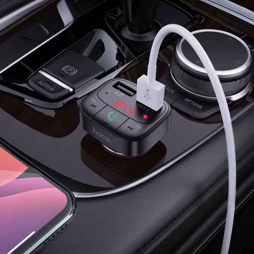 АЗУ FM модулятор Hoco E59 Promise 18W (2USB-A) АЗУ FM модулятор Hoco E59 Promise 18W (2USB-A)