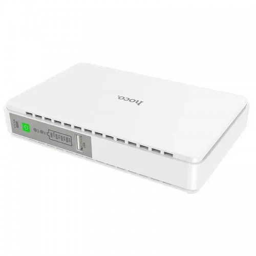 Источник бесперебойного питания Hoco DB25 Plus Smart Mini UPS для роутеров 5V/9V/12V 10000 mAh
