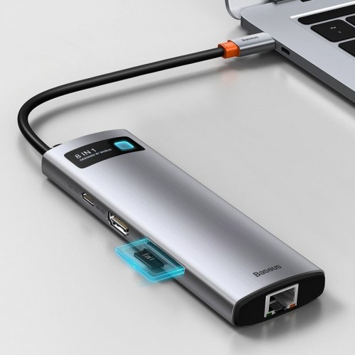 Переходник HUB Baseus Metal Gleam Series 7-in-1 Multifunctional (WKWG020113)