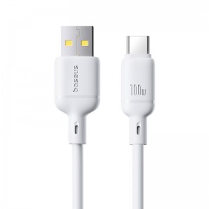 Дата кабель Baseus Silky Series OS Fast Charging USB to Type-C 100W (1m) (P10377703)