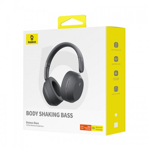 Накладные беспроводные наушники Baseus Bass 35 Max (A00070800) Накладные беспроводные наушники Baseus Bass 35 Max (A00070800)