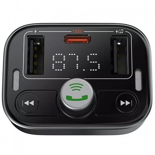 АЗУ FM модулятор Baseus S-09 Pro Series 18W (2USB-A/1C) (C10762200113)