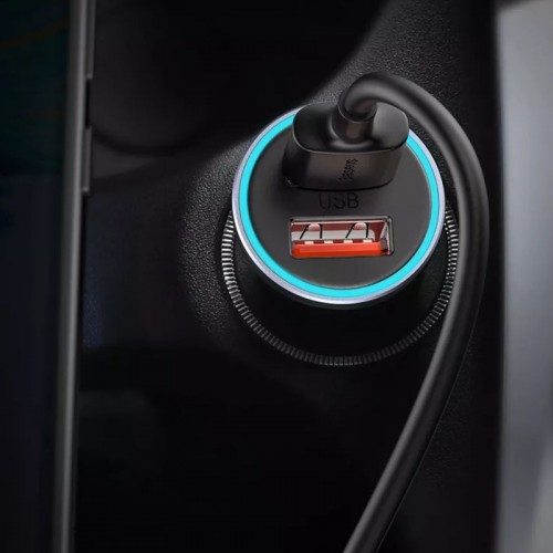 АЗП Baseus Golden Contactor Pro 40W 2USB + Type-C 5A (1m) (TZCCJD-A0G)