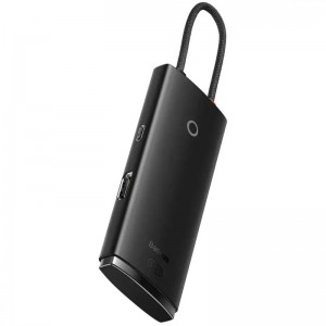 Перехідник HUB Baseus Lite Series 5in1 (Type-C to HDMI + 3xUSB 3.0 + PD) (WKQX04)