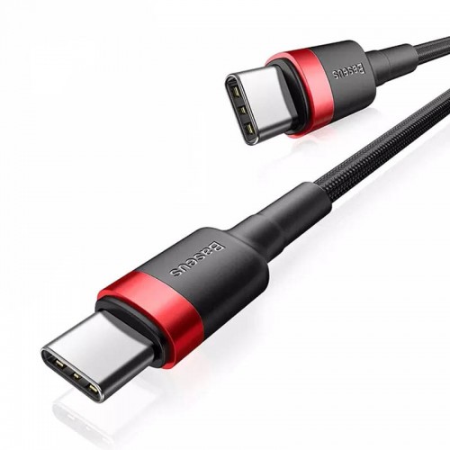 Дата кабель Baseus Cafule Type-C to Type-C PD2.0 100W (2m) (CATKLF-AL)