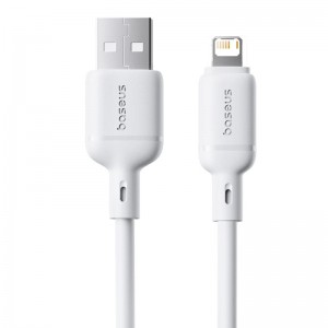 Дата кабель Baseus Silky Series OS Fast Charging USB to Lightning 2.4A (2m) (P1037770)