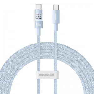Дата кабель Baseus Gem Fast Charging Type-C to Type-C 100W (1m) (P10373000111)