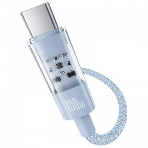 Дата кабель Baseus Gem Fast Charging Type-C to Type-C 100W (1m) (P10373000111)