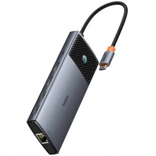 Перехідник HUB Baseus Metal Gleam Series II OS 10in1 (B00061800123-00)