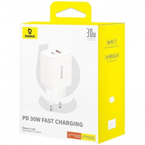 МЗП Baseus Cube Pro Fast Charger PD30W (1USB-A/1C) (P10111404)
