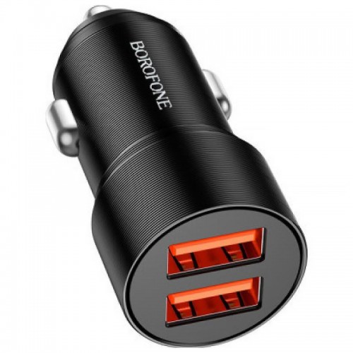 АЗП Borofone BZ19B Metal Dual QC3.0 36W (2USB-A)