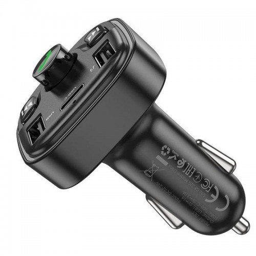 АЗП FM модулятор Hoco DE5 PD20W+QC3.0 (2USB-A/1C)