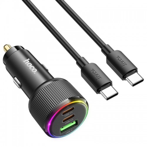 АЗУ Hoco NZ17 High Power 45W (1USB-A/2C) + кабель Type-C to Type-C