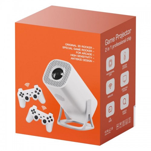 Проектор 4K Android S40Ultra with game console & dual controllers